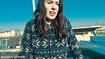 what happens when aleya sun wets her jeans right in the busy shopping mall outdoors?