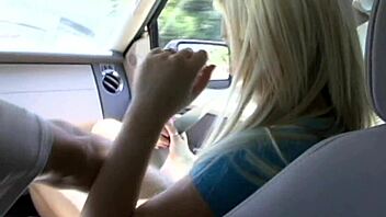 kendra devon here, cute skinny blonde ridin that cock hard, eatin cum after givin a deepthroat handjob in lingerie!