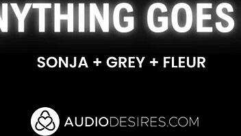 Cuckquean intently watches husband passionately fuck another woman with wet pussy licking and creampie finish