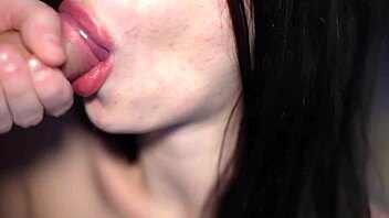 Cum in mouth and on lips compilation!