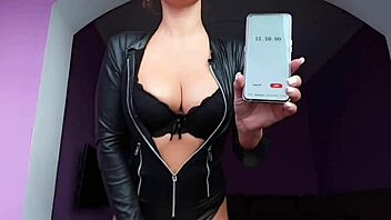 Intense Sexy Edging Instruction From Big Tits Russian Mistress In Femdom Humiliation!