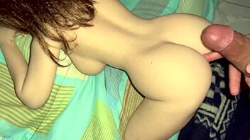 Petite brunette with tight ass and small waist takes fat cock for humiliating POV anal