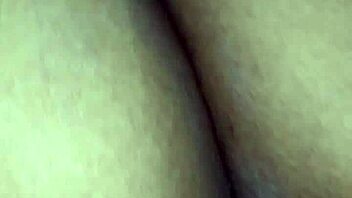 fat pussy ebony milf gets close up creampie in amateur doggystyle homemade fucking