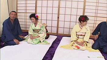 I feel so thrilled as Sayuni and Sakuna join us for an intense group session with riding and sucking