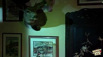 Hey, that cheater's pounding the seductive brunette's ass next to his clueless gf! 🍑🔥