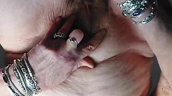 Watch This Granny Using Dildo And Cucumber In Hairy Pussy 🍆🥒