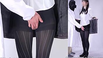 hey, what's your hottest pantyhose fetish fantasy with skirts and stockings?