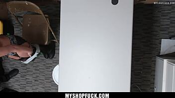 Teen Caught Entering Changing Room With Suspicious Merchandise Gets Blowjob And Doggystyle Punishment From Officer