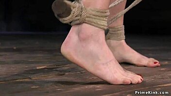 Who wants this huge tits babe taking double penetration with dicks on a stick?