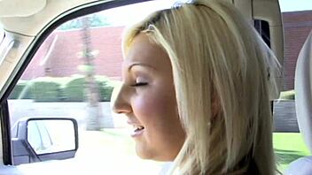 kendra devon here, cute skinny blonde ridin that cock hard, eatin cum after givin a deepthroat handjob in lingerie!