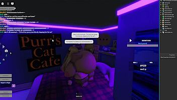 Futanari dominates with intense fucking of her huge ass in the studio setting.