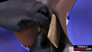 You're my black bdsm slave now, bound for intense foot domination!