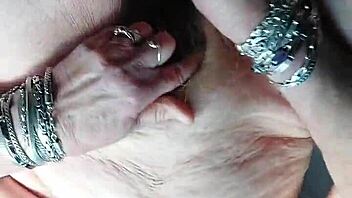 Watch This Granny Using Dildo And Cucumber In Hairy Pussy 🍆🥒