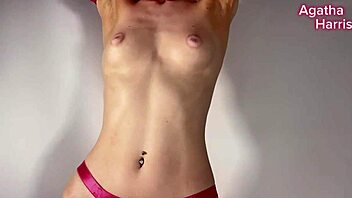 Thrusting huge cock that barely fits inside wet pussy