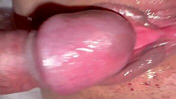 oh gosh, this amateur pink pussy looks so wet and tight 210 days after losin' her virginity to that couple