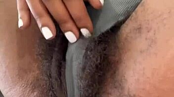 Who knew such good hairy coochie could hide from a pornstar's natural touch?