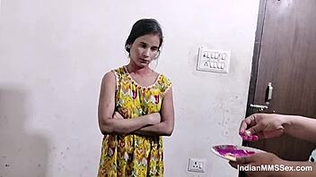 i got horny playing holi with mature Indian lover leading to rough doggystyle sex