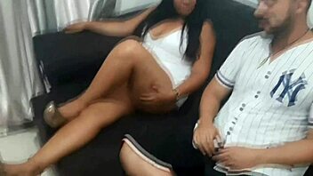 hey, this athletic milf with big tits rides and orgasms on cock after lingerie tease