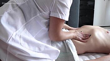 your asian massage handjob feels perfect, making me explode with huge cum, he moans