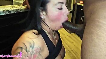 maid, bend over for that big black cock interracial pounding and cunilingus!