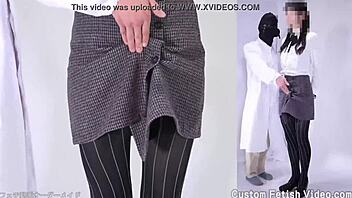 hey, what's your hottest pantyhose fetish fantasy with skirts and stockings?