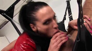 Dominate fuck on swing