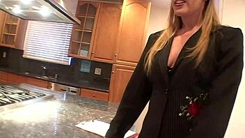 Hey, check out this slutty milf getting fucked hard in her new home