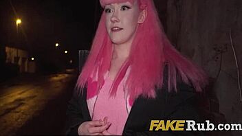 Pink-Haired Euro Slut Unlocked And Pounded Hard In Prague Streets For Cash In Public Pickup