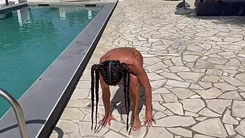 Naked Sensual Yoga With Roxy Fox Big Tits Stretching Workout