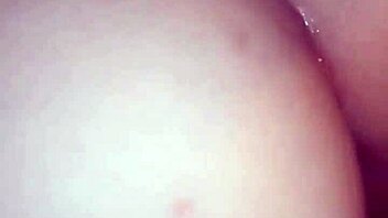 Young bride in robe explores her desires solo at home.