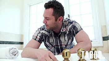 I tittyfucked Brittany Andrews before Brad Sterling joined for intense hardcore action