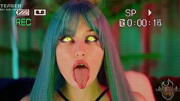 Your secret tape vhs with succubus enchanting the soul in wet pussy squirting 😈