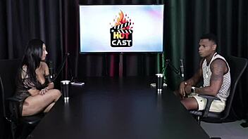 Will Mastro Struggles With Performance In Sheer Red Lingerie Scene