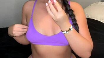 Horny british girl teases with solo toy play or does she crave more squirting fun