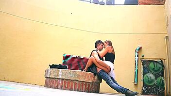 i uh... had some wild sex right out in the barcelona streets, all public like...