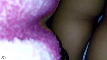 he secretly filmed the sexy woman's round ass as she walked by unaware in the room