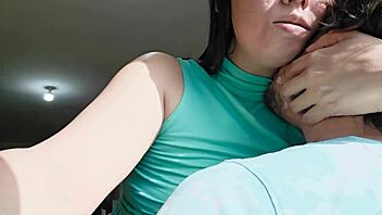 perverted milf seduces me while playing and we end up fucking