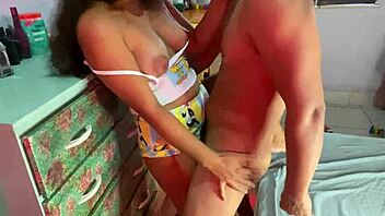 Teased him after parents left and he couldnt resist