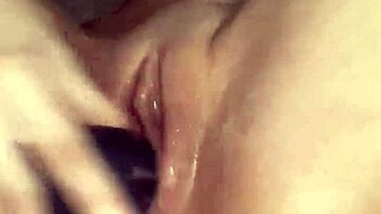 Why does this small wet pussy crave that big black dildo so much for intense orgasms?