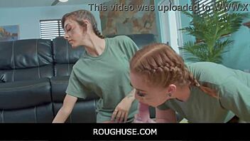 Whoa, rough free use at the military camp with fisting and taboo fun 😈