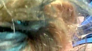 Oh Wow, Cheating Blonde Whore Sucks Cock And Takes Facial In Public!