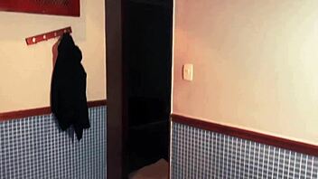 casual latina takes on a massive thick monster cock in intense action