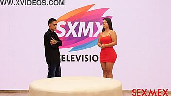 Sexmex Weather Presenter Elizabeth Marquez Gets Quickie Fuck In Big Ass Brunette Latina Scene