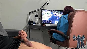 hey, risking it all by pulling out my big cock like this?