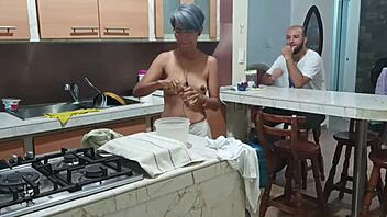 Skinny Housewife With Tattoos And Small Tits Fingers In Kitchen Bed Scenes From Spanish Homemade Compilation