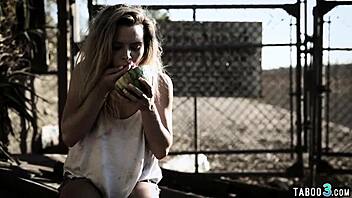 Hey homeless teen, wanna get cleaned up and fucked rough by this perv stranger?