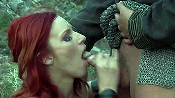 I feel so passionate about that redhead slut getting pounded outdoors with intense anal action in a wild group.