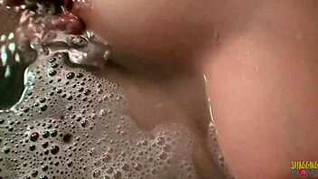 This Asian milf with hairy pussy is teasing for a deep creampie action 😏🍑