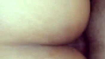 Young bride in robe explores her desires solo at home.