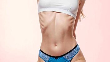 I Feel So Aroused By These Blindfolded Russian Lingerie Models In Panties And Barefoot Poses